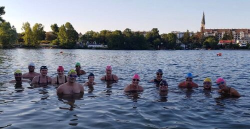 Freiwassertraining in der Gruppe