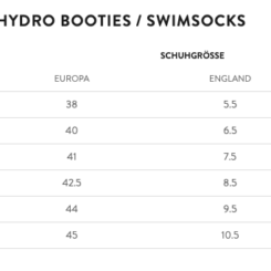 Größe Hydrobooties